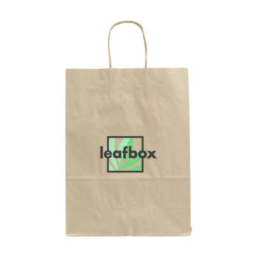 Logotrade promotional items photo of: Leaf It Bag Wide recycled grass paper (90 g/m²) M