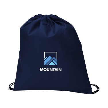 Logo trade promotional gifts picture of: Non-Woven Promobag GRS RPET backpack