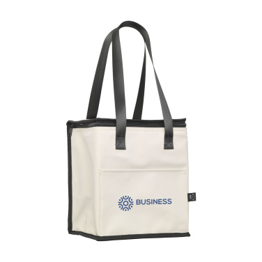 Logo trade promotional gifts image of: Lennon Recycled PU Cooler Bag