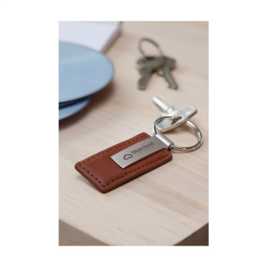 Logotrade corporate gift picture of: LeatherKey keyring