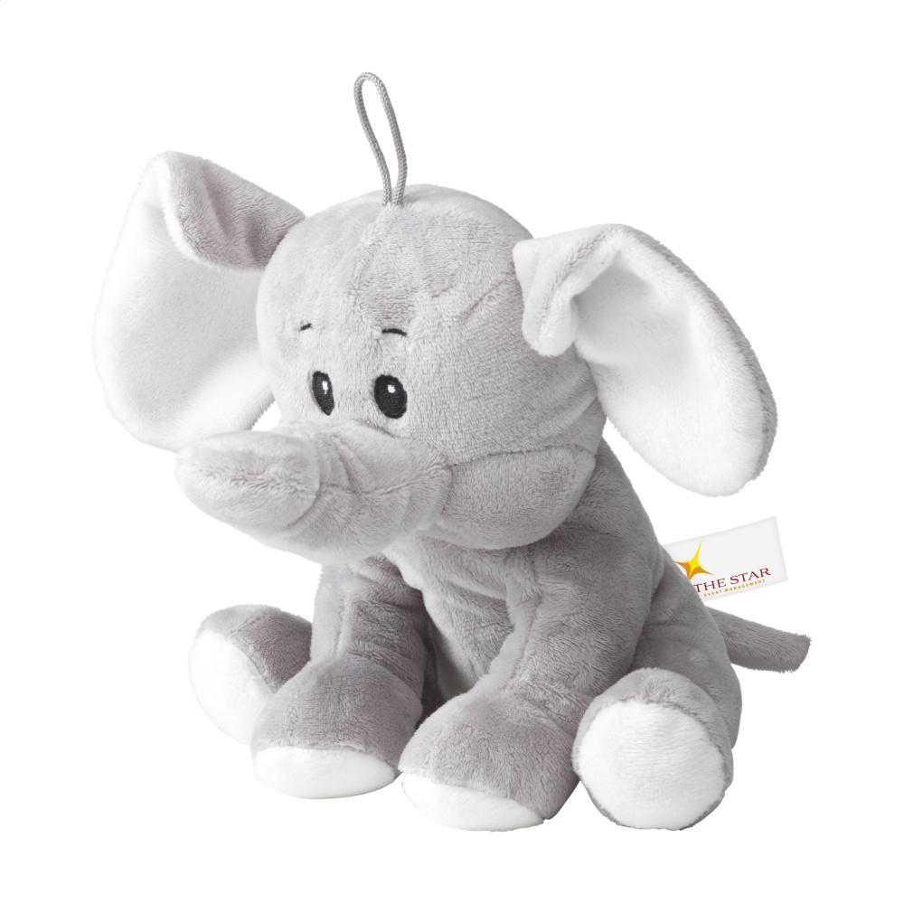 Logo trade promotional giveaway photo of: Olly plush elephant cuddly toy