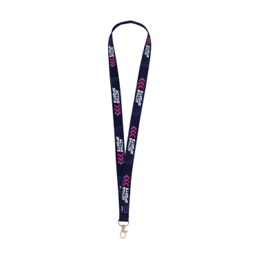 Logo trade promotional giveaways image of: Lanyard Sublimation RPET 2 cm keycord