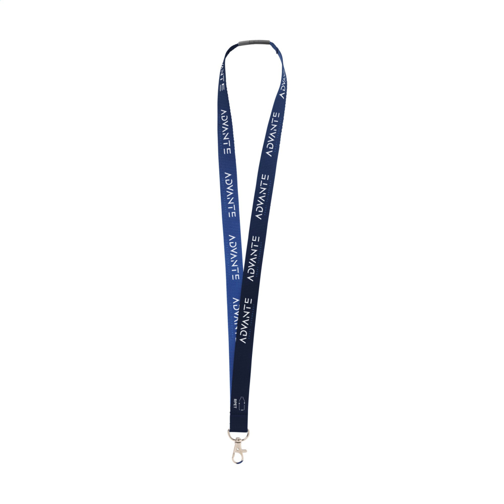 Logo trade promotional gift photo of: Lanyard Sublimation Safety RPET 2 cm lanyard