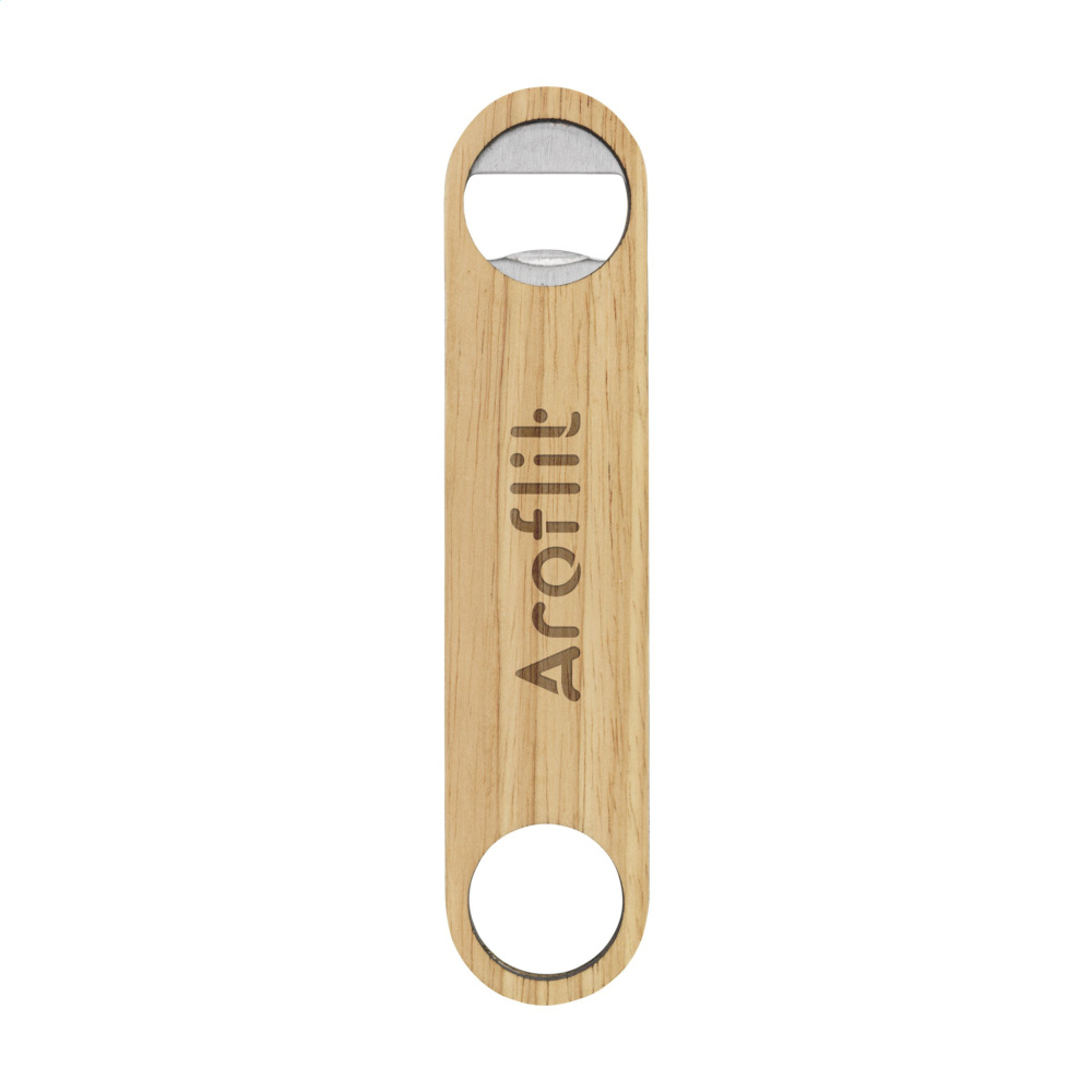 Logo trade corporate gifts image of: Abri Bamboo Opener