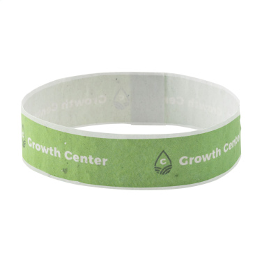 Logo trade corporate gift photo of: Seed Paper Festival Wristband