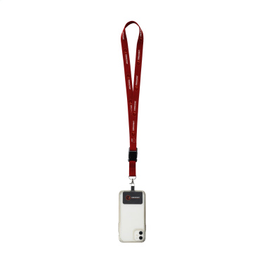 Logotrade promotional item picture of: Lanyard Sublimatie Buckle RPET 2 cm with Patch keycord