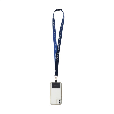 Logotrade business gift image of: Lanyard Sublimation Safety RPET 2 cm with Patch