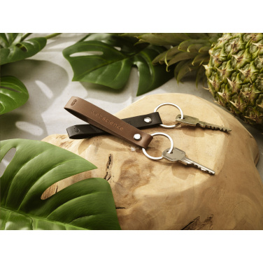 Logotrade business gifts photo of: Vegan Pineapple Leather Keyring