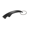 Alu Opener GRS Recycled keyring, black