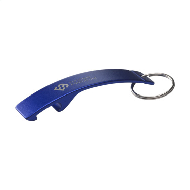 Logo trade promotional products picture of: Alu Opener GRS Recycled keyring