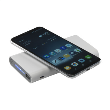 Logo trade promotional giveaways image of: Wireless Powerbank 8000 C wireless charger