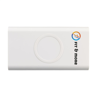 Logo trade promotional giveaways image of: Wireless Powerbank 8000 C wireless charger