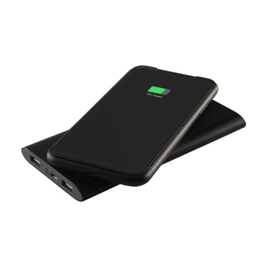 Logo trade promotional items picture of: Aluminium 8000 Wireless Powerbank wireless charger
