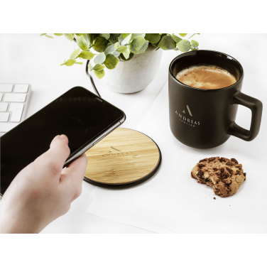 Logotrade advertising products photo of: Bamboo 10W Wireless Charger wireless fast charger