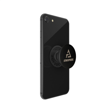 Logo trade business gifts image of: PopSockets® Aluminium telephone holder