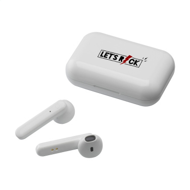 Logotrade promotional gift image of: Sensi TWS Wireless Earbuds in Charging Case