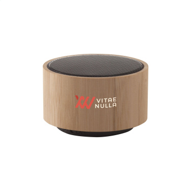 Logo trade promotional product photo of: Wave Bamboo Wireless Speaker