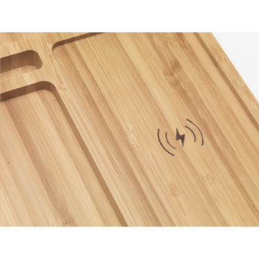 Logo trade corporate gifts picture of: Bamboo Organizer charger