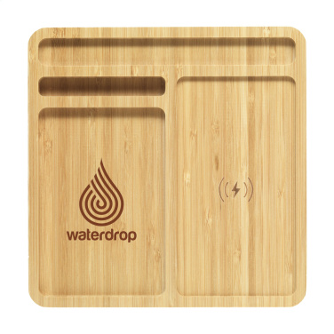 Logo trade promotional gifts picture of: Bamboo Organizer charger