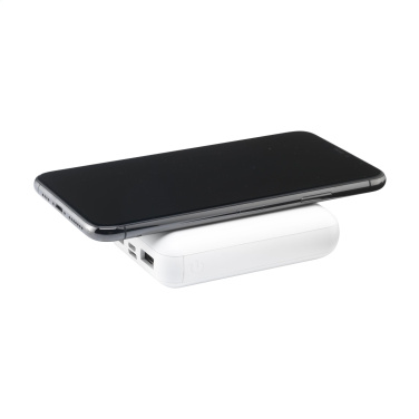 Logo trade promotional products image of: PocketPower 10000 Wireless Powerbank wireless charger