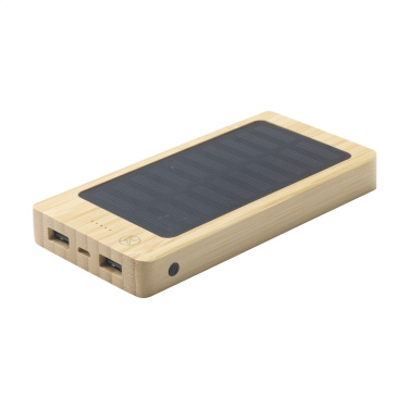 Logotrade promotional merchandise image of: Solar Powerbank 8000+ Wireless Charger