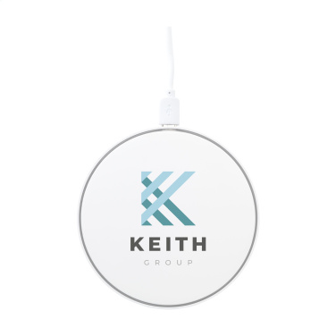 Logotrade business gift image of: Coil RCS Recycled Wireless Charger