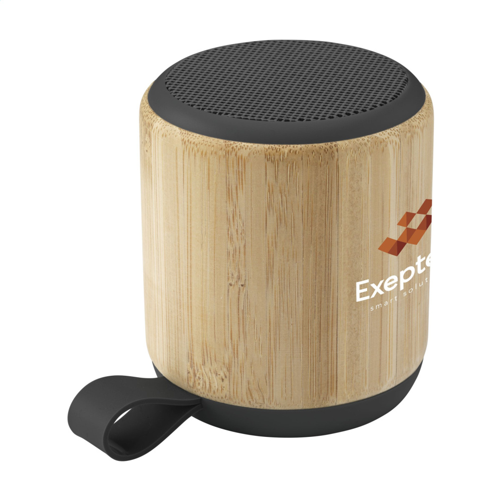 Logo trade promotional giveaways picture of: Timor Bamboo Wireless Speaker