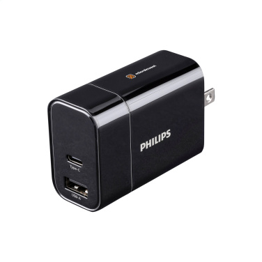 Logo trade promotional gift photo of: Philips Travel Charger