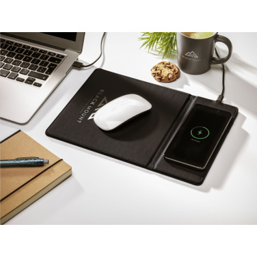 Logo trade advertising product photo of: RCS Recycled Wireless Charging Mousepad