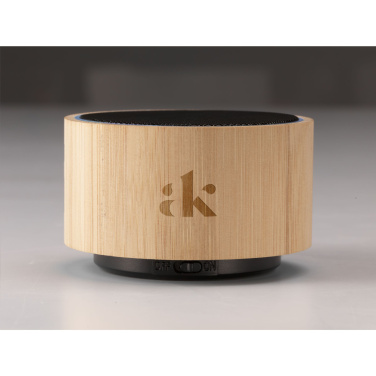 Logotrade advertising product picture of: Wave Bamboo Wireless Speaker