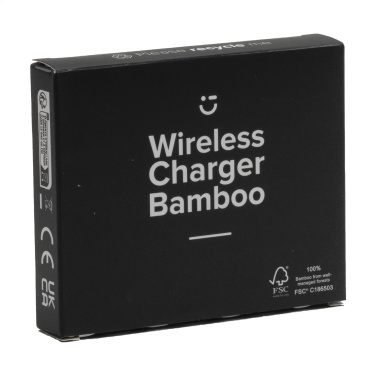 Logotrade advertising product image of: Bamboo Wireless Charger 15W