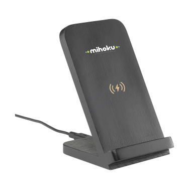 Logo trade corporate gifts image of: Baloo Wireless Charger Stand 15W