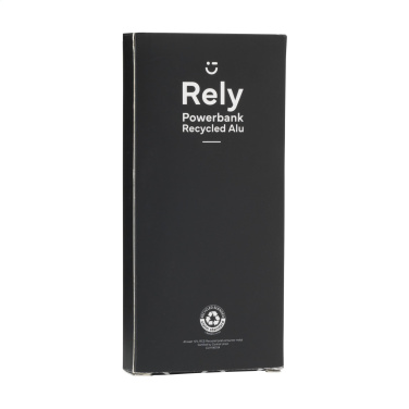 Logo trade promotional giveaways image of: Rely Powerbank 10000 RCS Recycled Alu