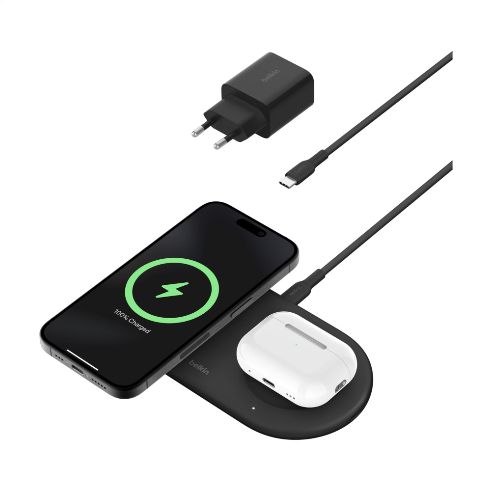 Logotrade promotional item picture of: Belkin BoostCharge Pro 2-in-1 Pad