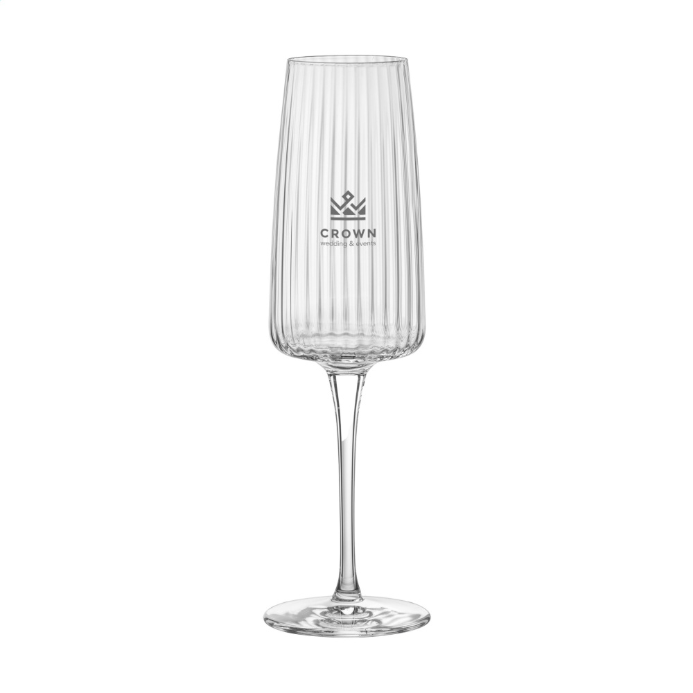 Logotrade advertising product image of: Ribbio Champagne glass 255 ml