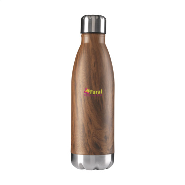 Logotrade business gift image of: Topflask Wood 500 ml drinking bottle