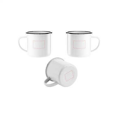Logotrade advertising product image of: Retro Enamel Mug 350 ml