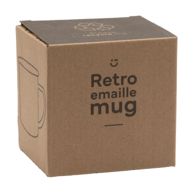 Logo trade promotional merchandise photo of: Retro Enamel Mug 350 ml