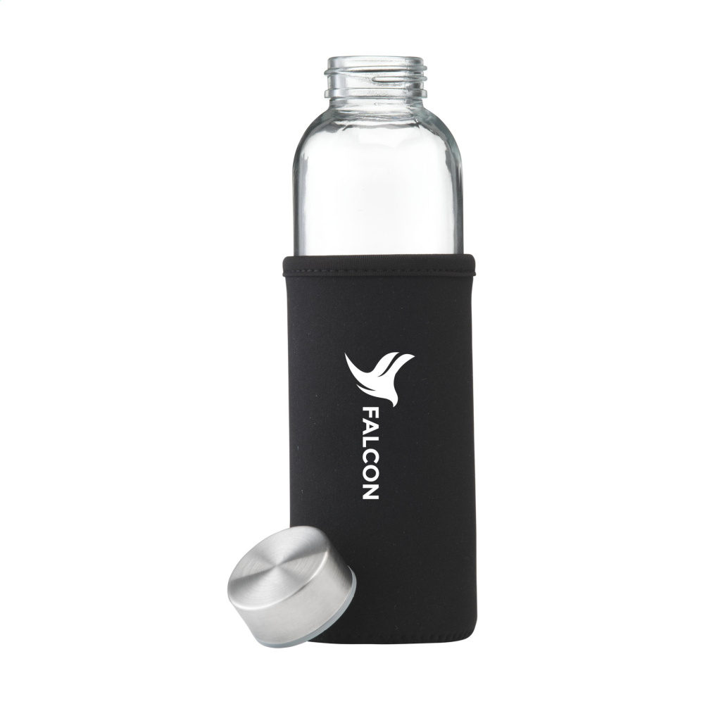 Logo trade promotional gifts image of: Senga Glass 500 ml drinking bottle