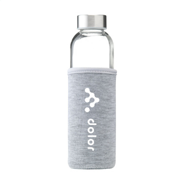 Logo trade promotional gifts image of: Senga Glass 500 ml drinking bottle