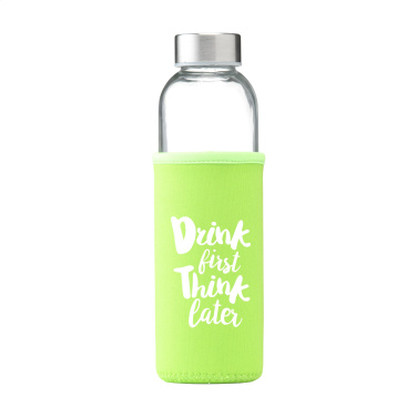 Logo trade promotional products picture of: Senga Glass 500 ml drinking bottle