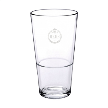 Logo trade promotional merchandise photo of: Beer Glass Stackable 340 ml