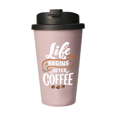 Logo trade corporate gifts image of: Eco Coffee Mug Premium Deluxe 350 ml coffee cup