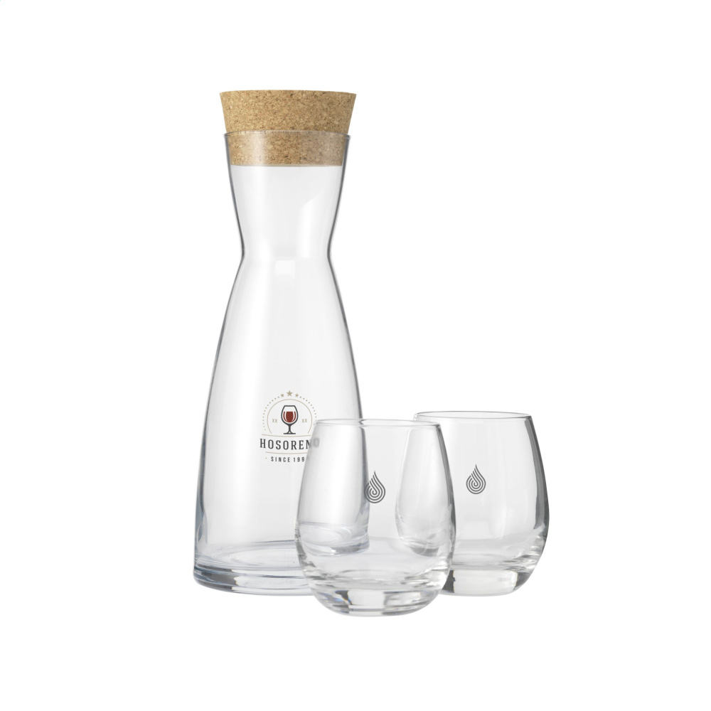 Logotrade business gift image of: Ypsilon Carafe 1 L with a cork cap