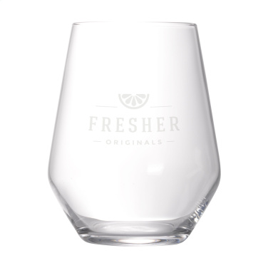 Logo trade promotional giveaways image of: Loire Water Glass 400 ml