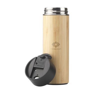 Logo trade corporate gift photo of: Sakura 360 ml bamboo thermo bottle/thermo cup