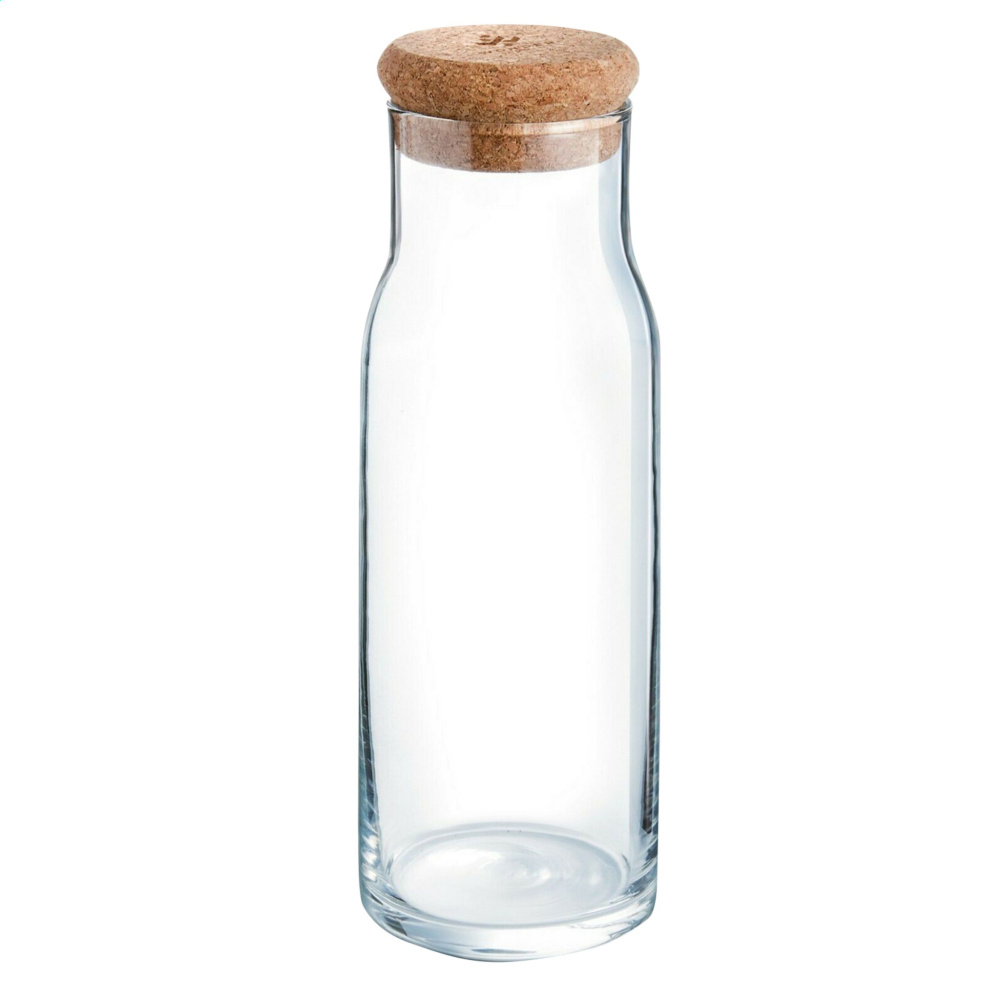 Logo trade promotional products image of: Algarve Carafe 1 L with a cork cap