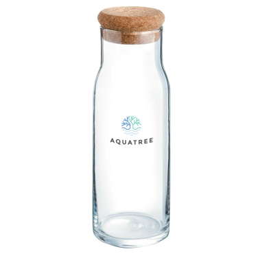 Logo trade promotional merchandise picture of: Algarve Carafe 1 L with a cork cap