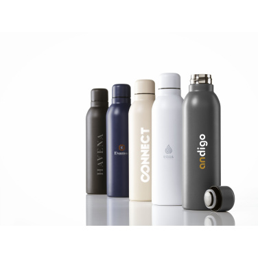 Logo trade promotional items picture of: Helios RCS Recycled Steel Bottle 470 ml