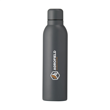 Logo trade promotional giveaways picture of: Helios RCS Recycled Steel Bottle 470 ml